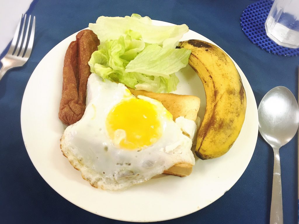 フィリピン留学の朝食
