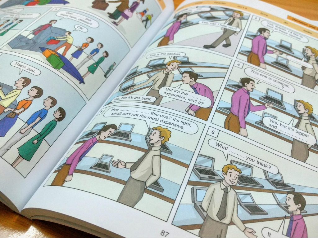 3D ACADEMY Textbook for Working Holiday Comic style