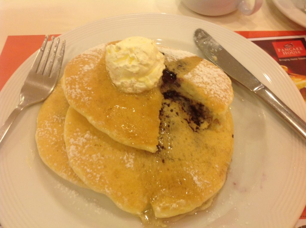 blueberry pancake