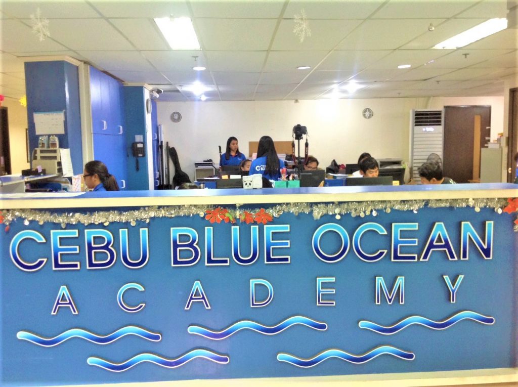 フィリピン留学 CEBU BLUE  OCEAN  Office