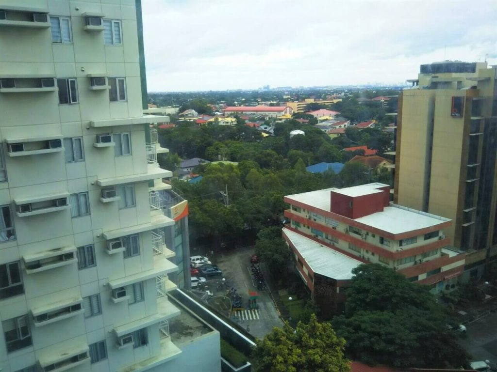 フィリピン留学　PICOのADIVA寮からの眺め