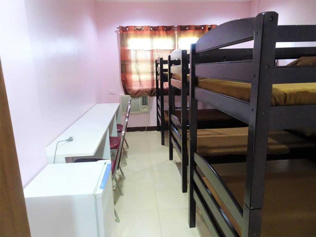 フィリピン留学　C2女性キャンパスのベッド