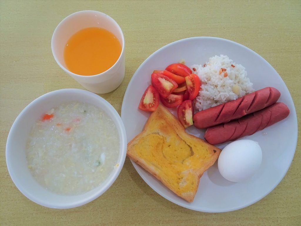 フィリピン留学　Philinterの朝食