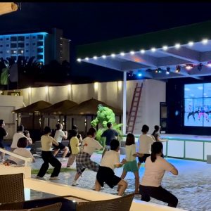 夜のズンバアクティビティー