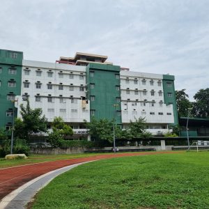 Back of dormitory
